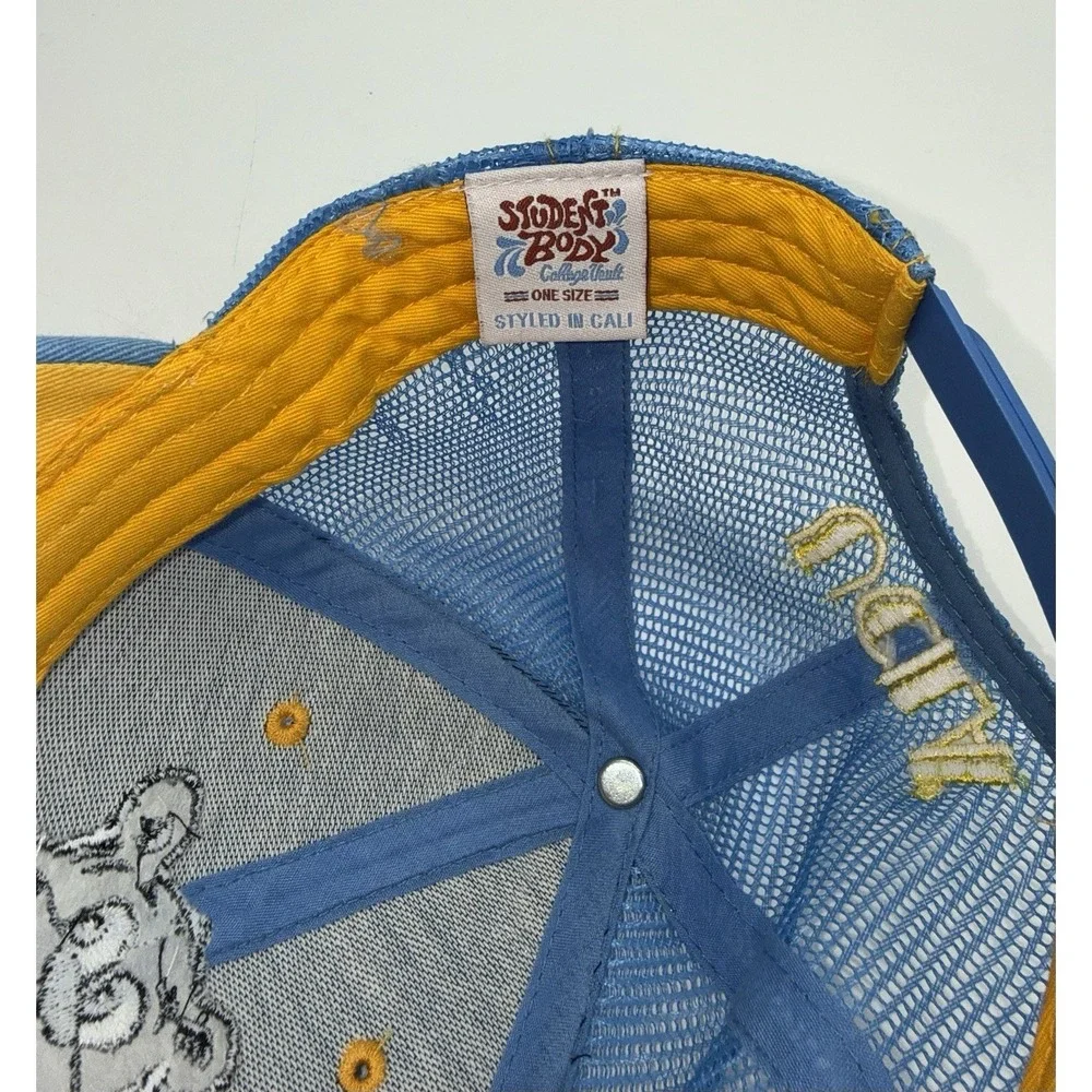 Vintage BRUINS UCLA Cap Hat Mesh Trucker Snapback Student Body Tag College Vault